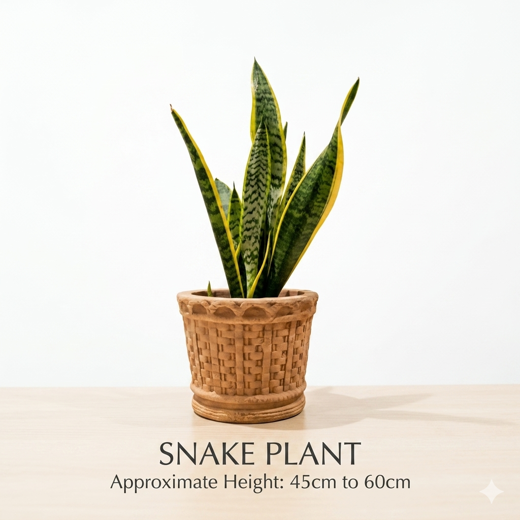 Terracotta Small Pot / Snake Plant Small