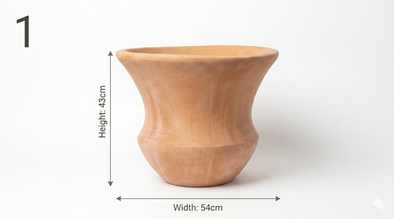 Red Terracotta pot / Large size