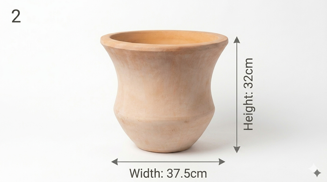 Red Terracotta pot / Medium size
