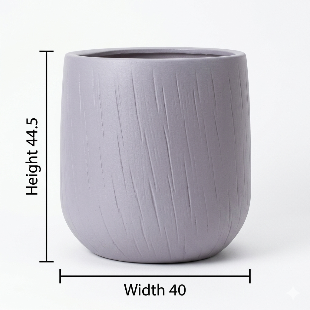 White Ceramic Pot / Large