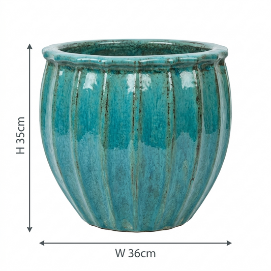 Green Turquoise Pot (Medium)