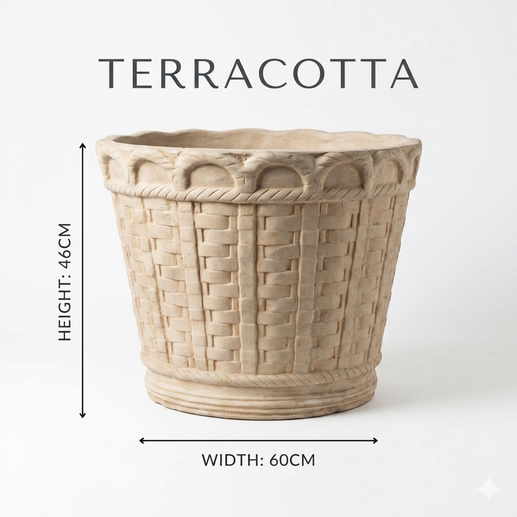 Olive Plant / Terracotta Large