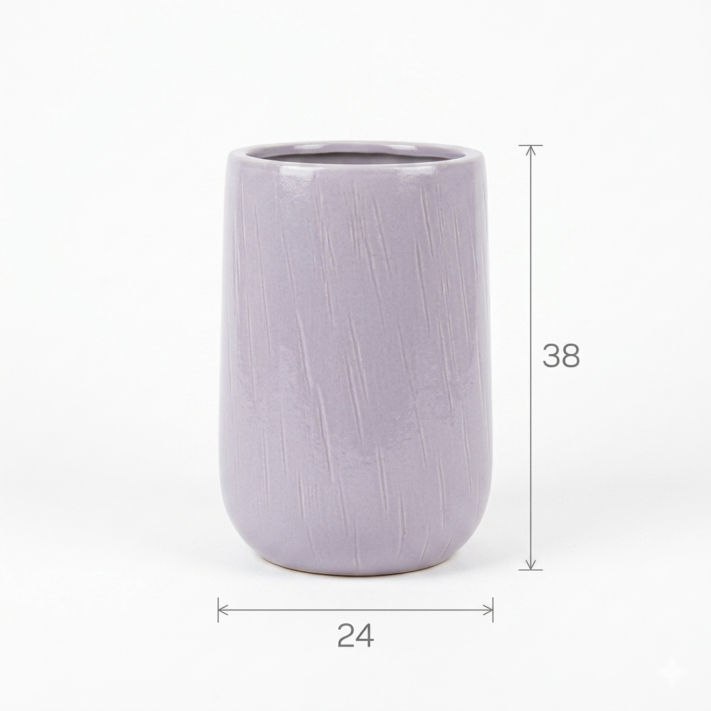 White Ceramic Pot / Small